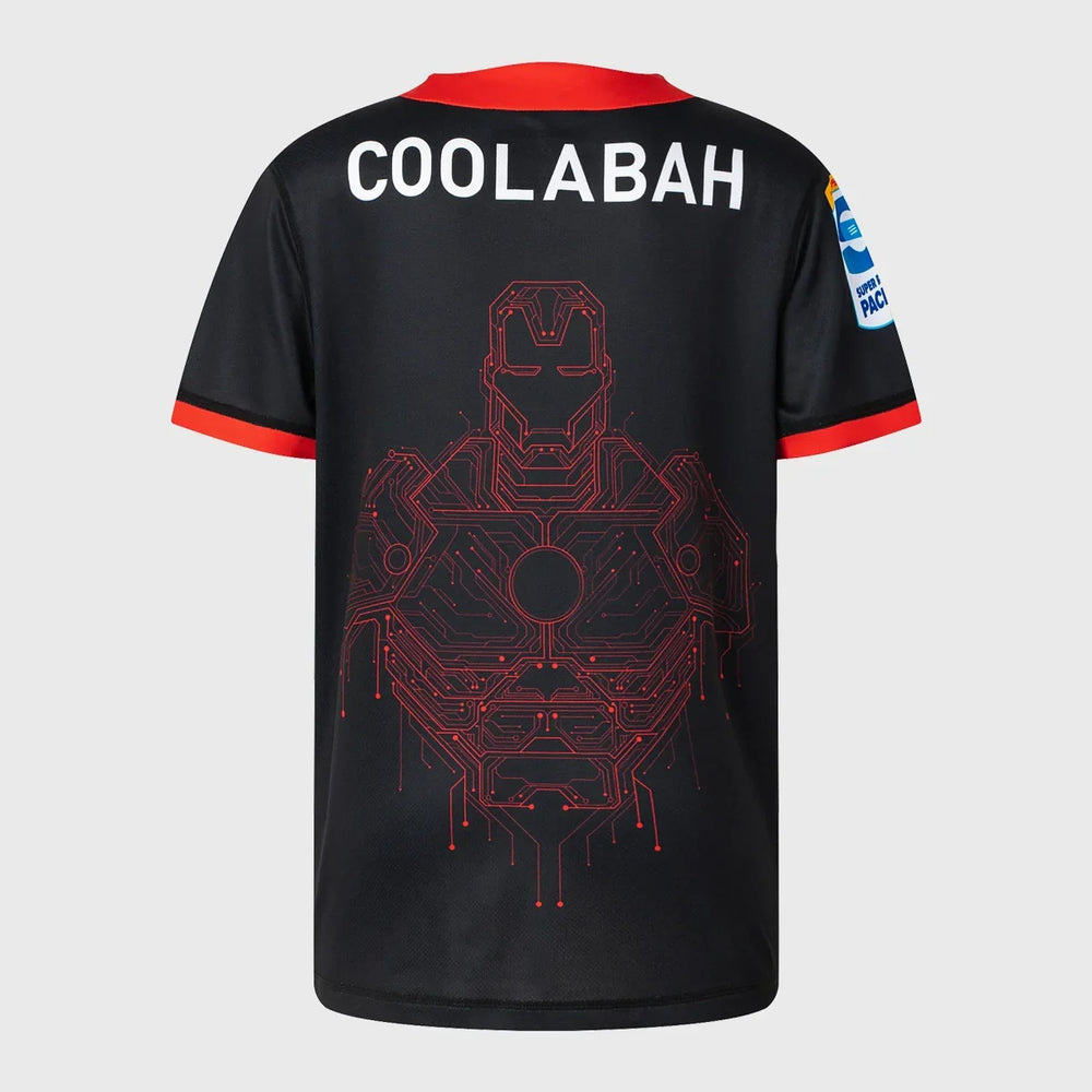 Classic Crusaders Iron Man Kid's Warm Up Tee - Rugbystuff.com