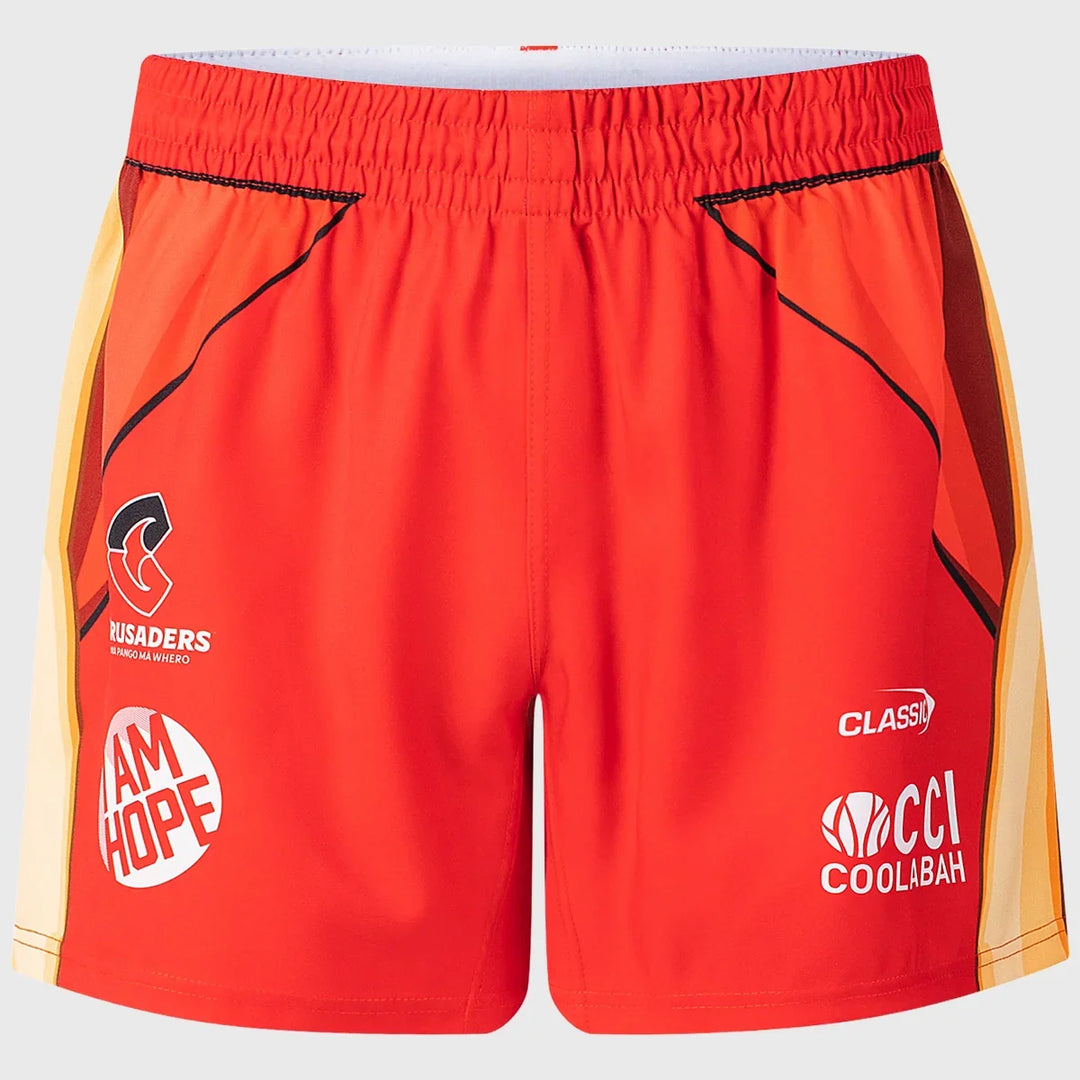 Classic Crusaders Iron Man Rugby Shorts - Rugbystuff.com