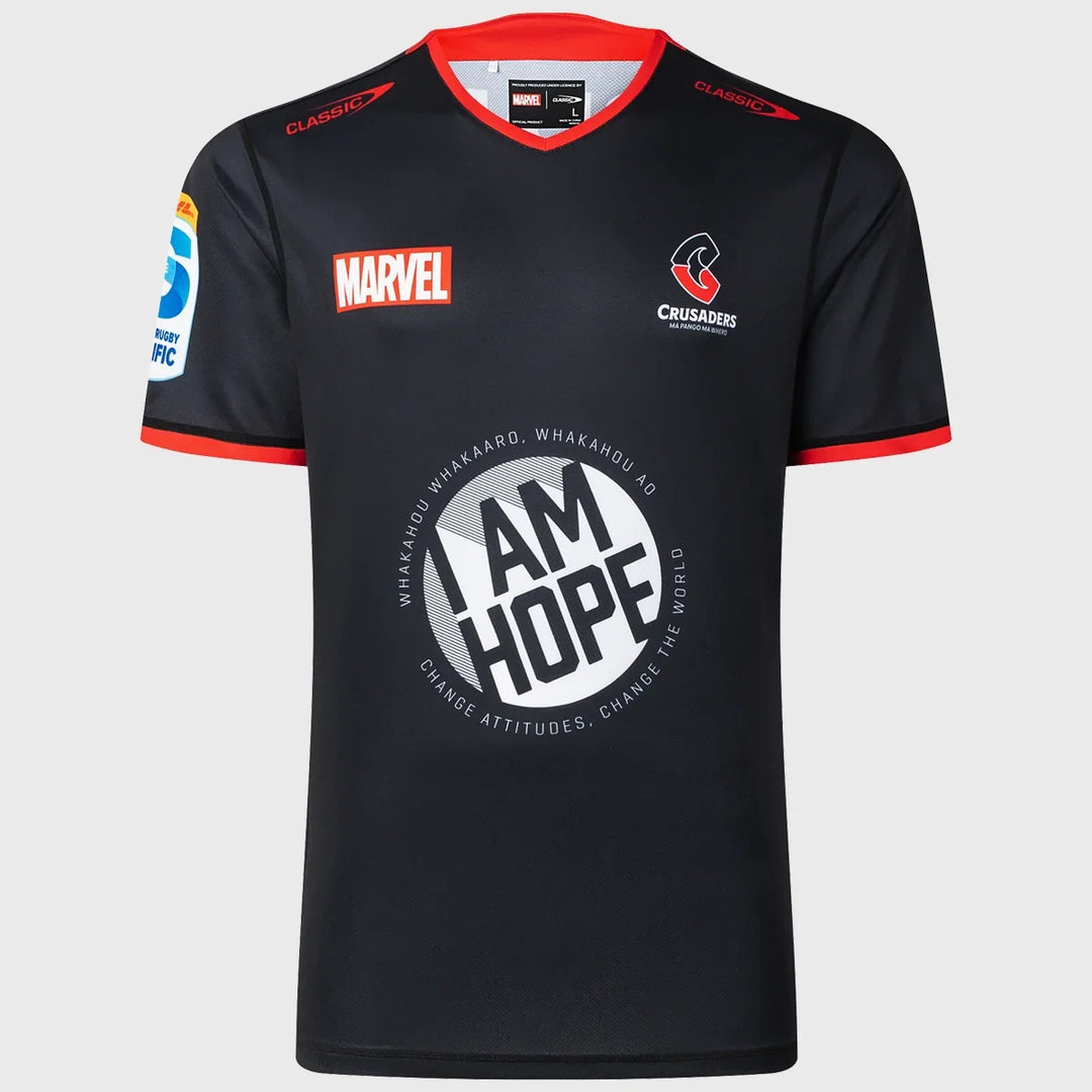 Classic Crusaders Iron Man Men's Warm Up Tee - Rugbystuff.com