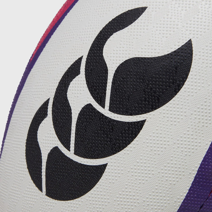 Canterbury Mentre Rugby Ball White/Purple/Pink - Rugbystuff.com