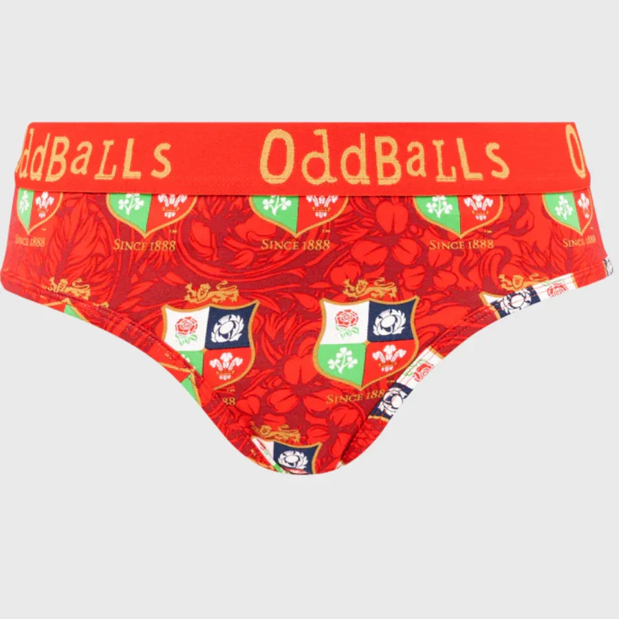 OddBalls British & Irish Lions Women's Briefs - Rugbystuff.com