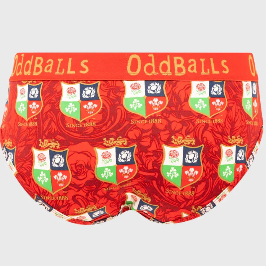 OddBalls British & Irish Lions Women's Briefs - Rugbystuff.com