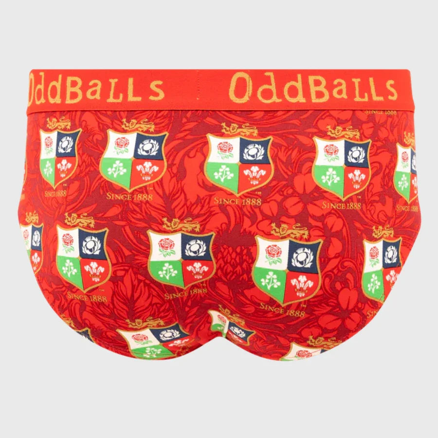 OddBalls British & Irish Lions Men's Briefs - Rugbystuff.com