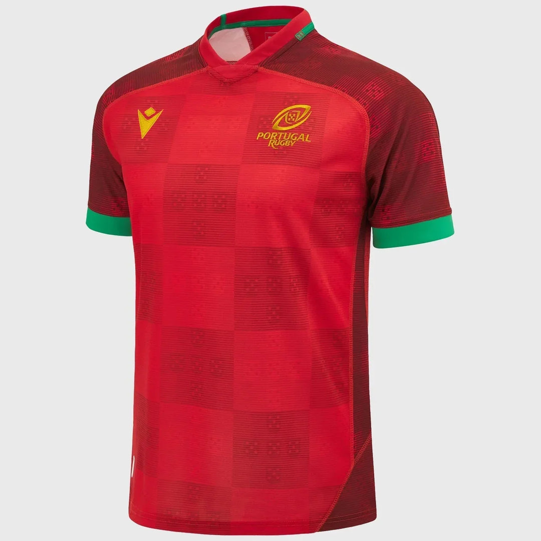 Macron Portugal Home Replica Rugby Shirt - Rugbystuff.com