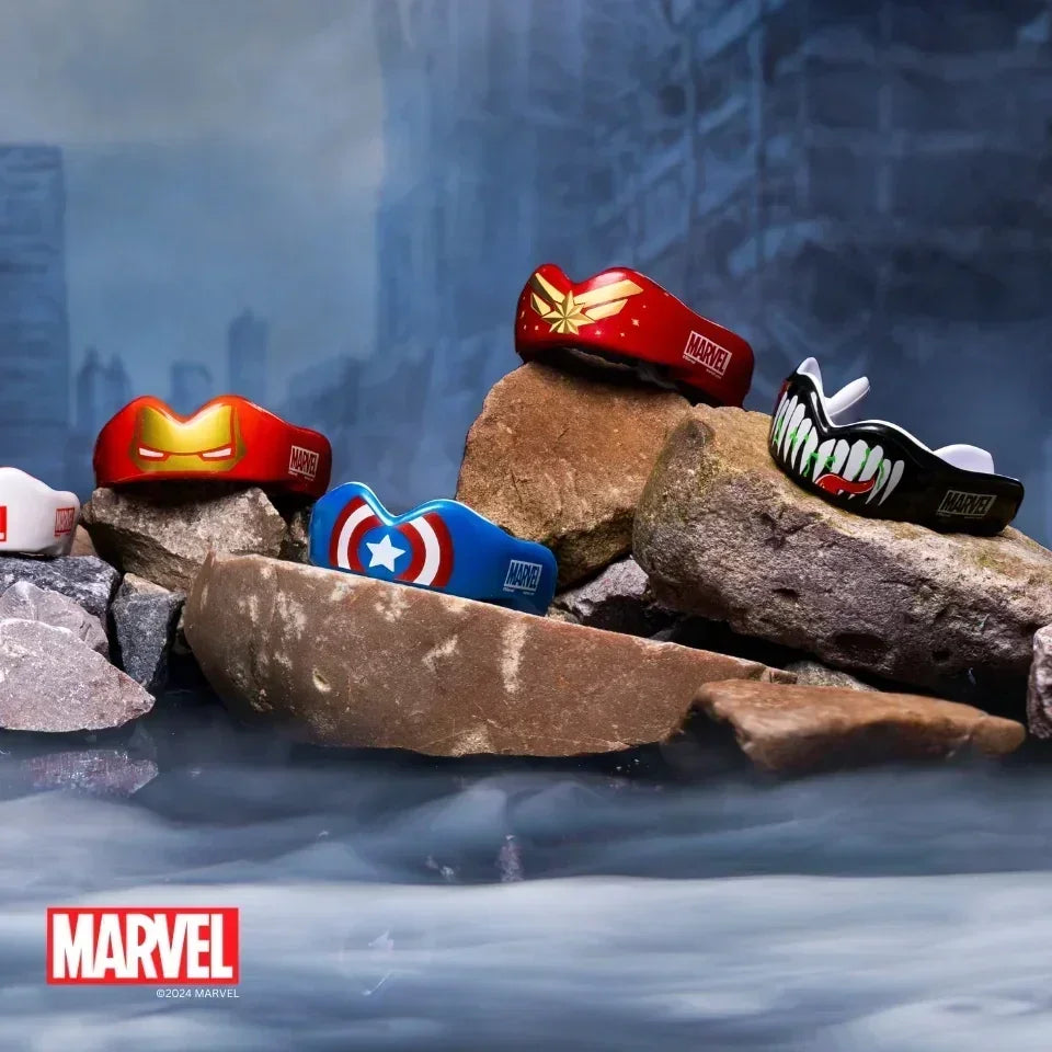 Safejawz Marvel Logo Mouthguard - Rugbystuff.com