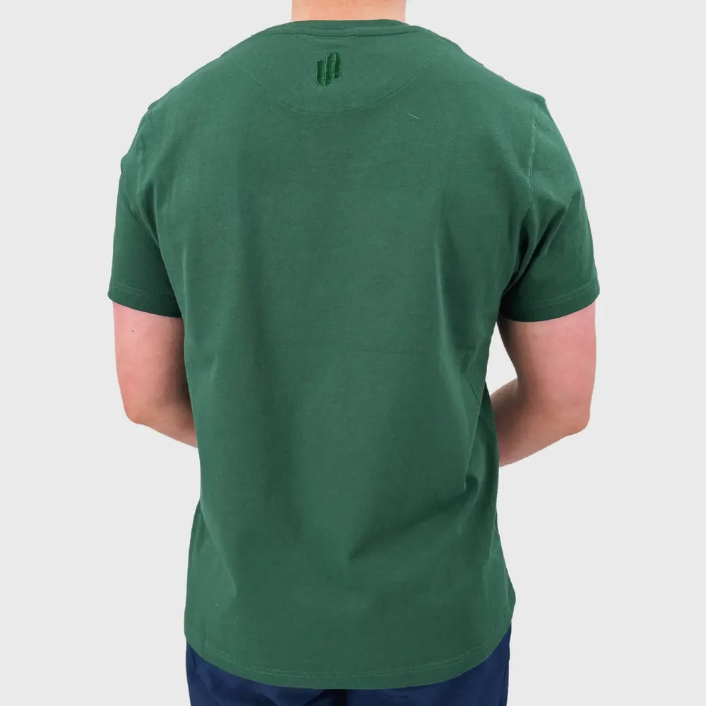 Samurai South Africa Vintage Collection Cotton Tee Dark Green - Rugbystuff.com