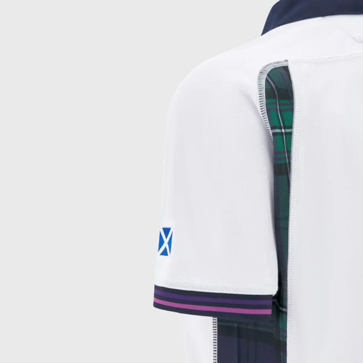 Macron Scotland WRWC 2025 Kid's Away Replica Shirt - Rugbystuff.com