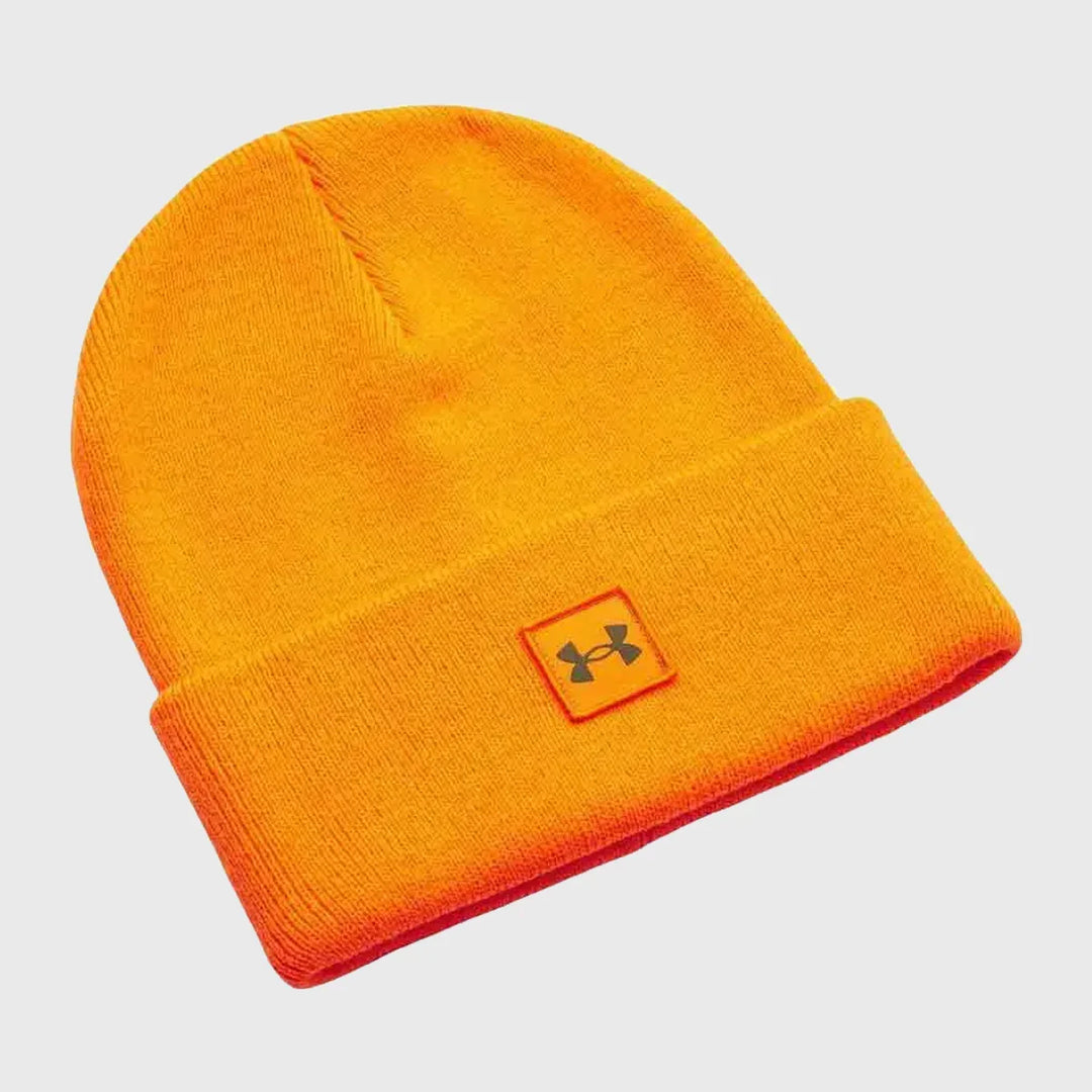 Under Armour Halftime Cuff Beanie Hat Orange - Rugbystuff.com