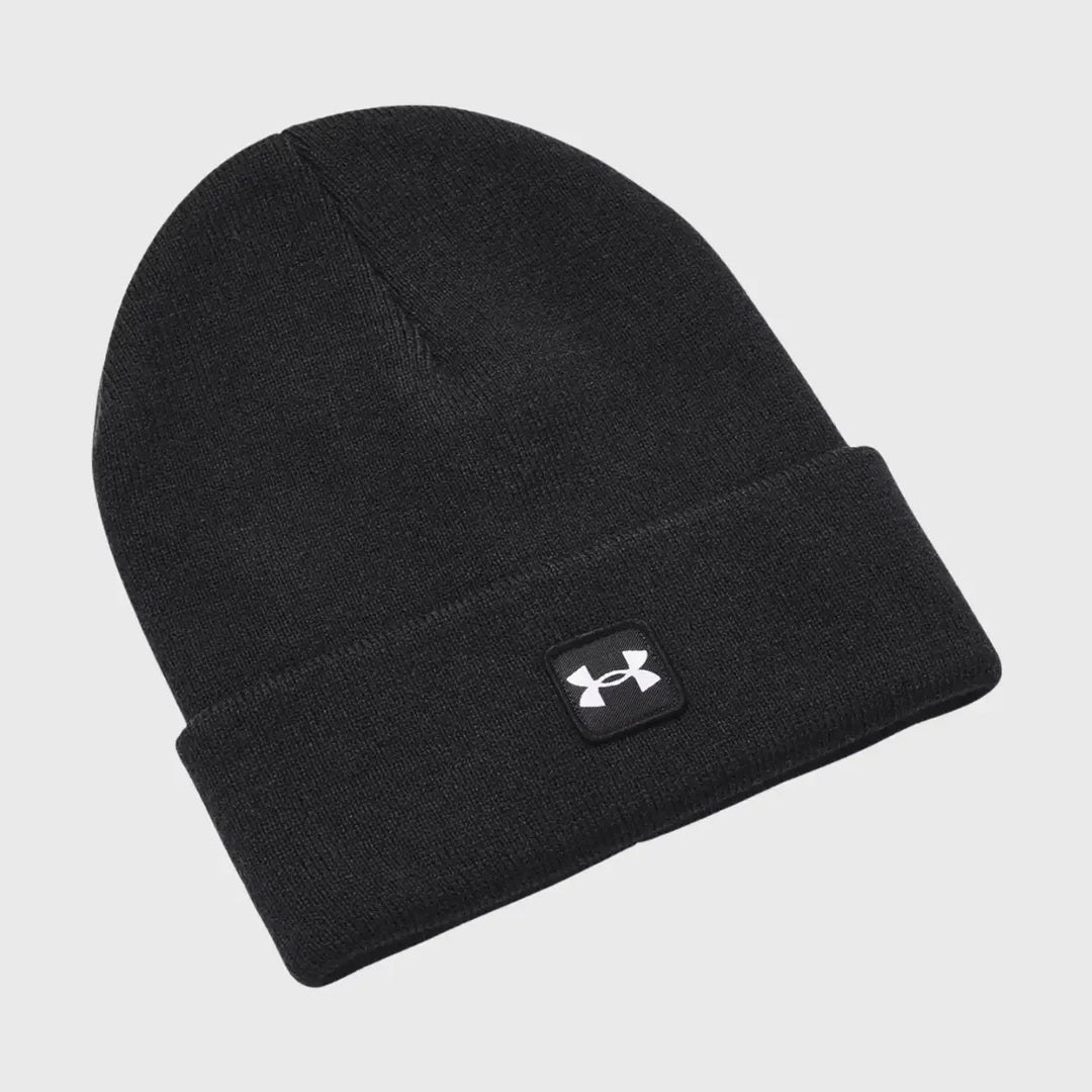 Under Armour Halftime Cuff Beanie Hat Black - Rugbystuff.com