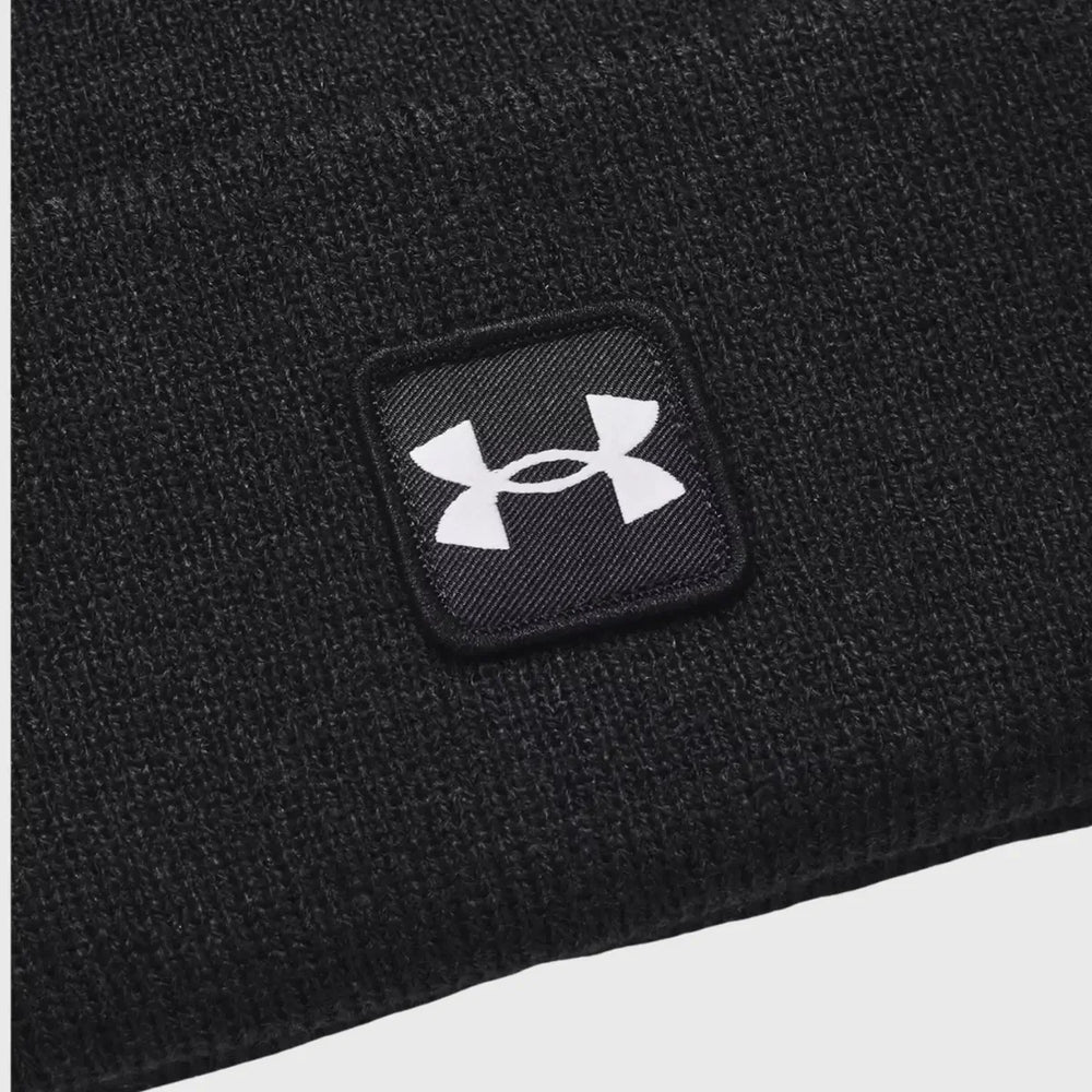 Under Armour Halftime Cuff Beanie Hat Black - Rugbystuff.com
