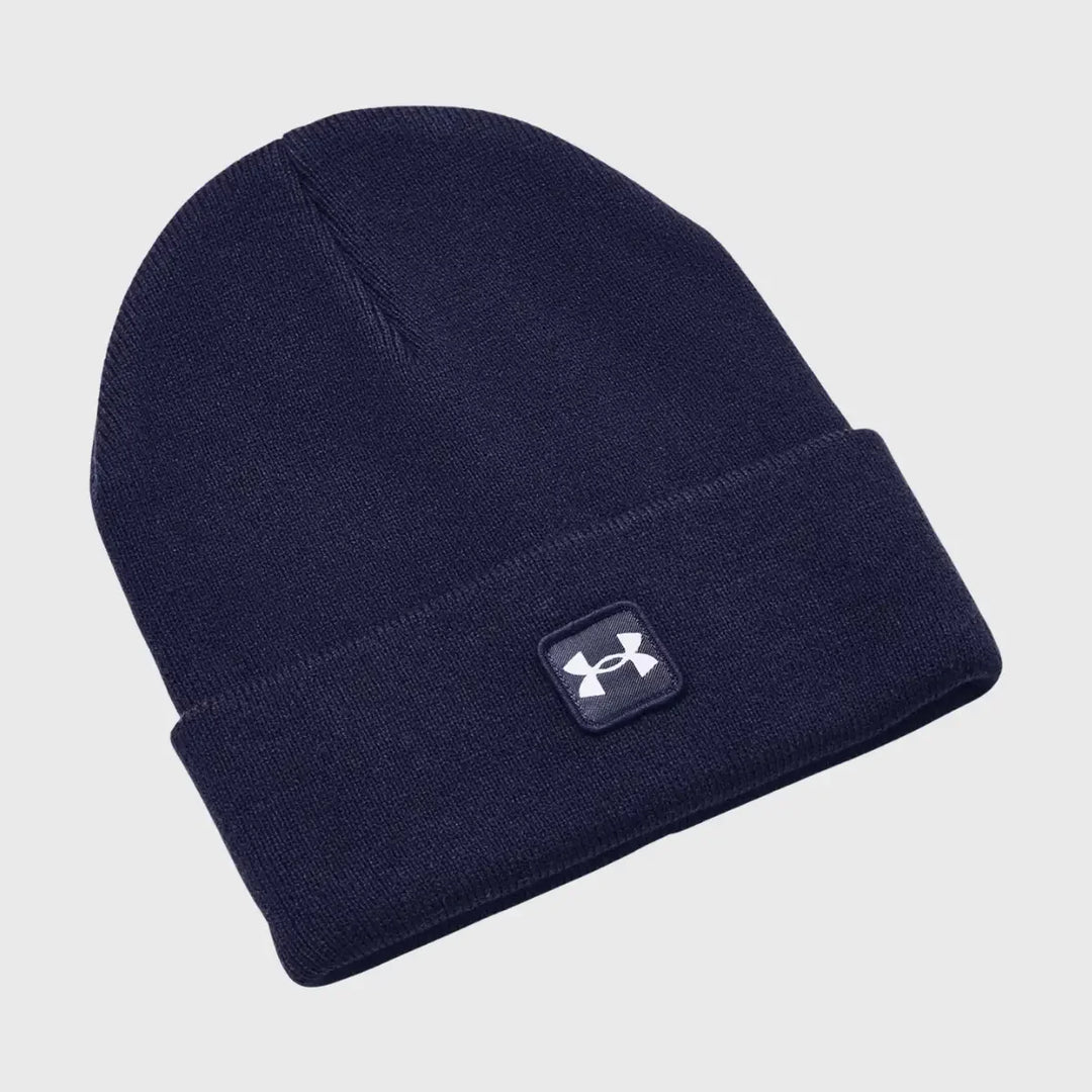 Under Armour Halftime Cuff Beanie Hat Navy - Rugbystuff.com