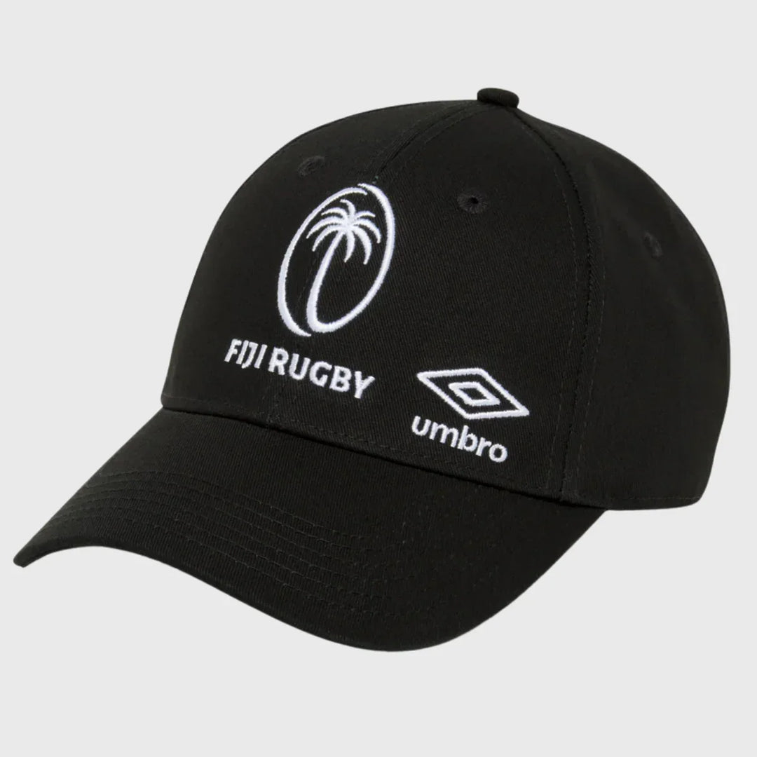 Umbro Fiji Rugby Cap Black 2025/26 - Rugbystuff.com