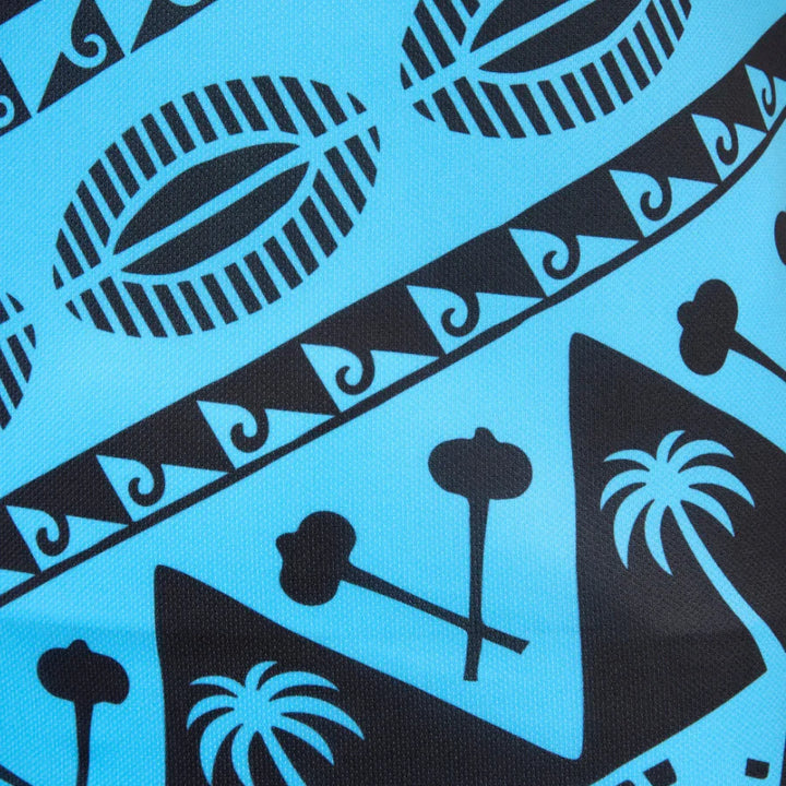 Umbro Fiji Pre-Match Tee Black/Blue 2025/26 - Rugbystuff.com