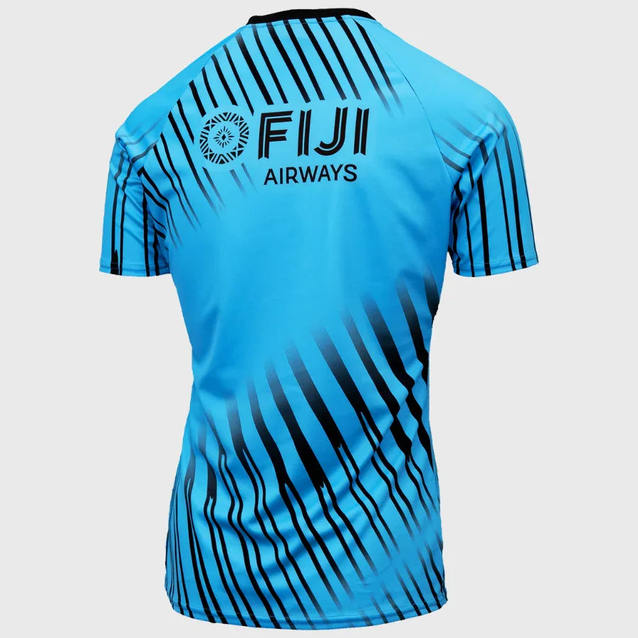 Umbro Fiji Training Tee Blue 2025/26 - Rugbystuff.com