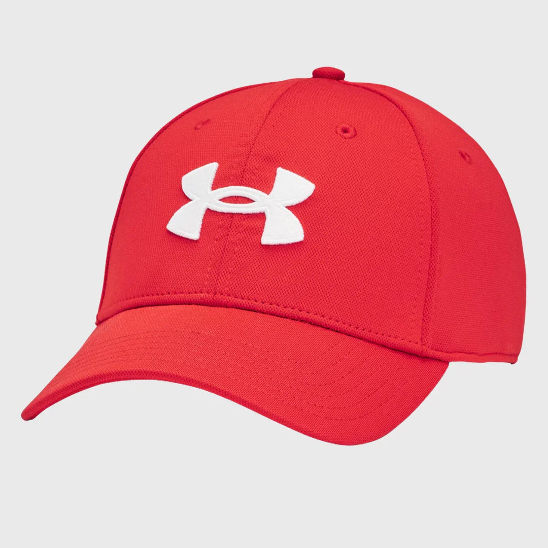 Under Armour Blitzing Low Stretch Fit Cap Red - Rugbystuff.com