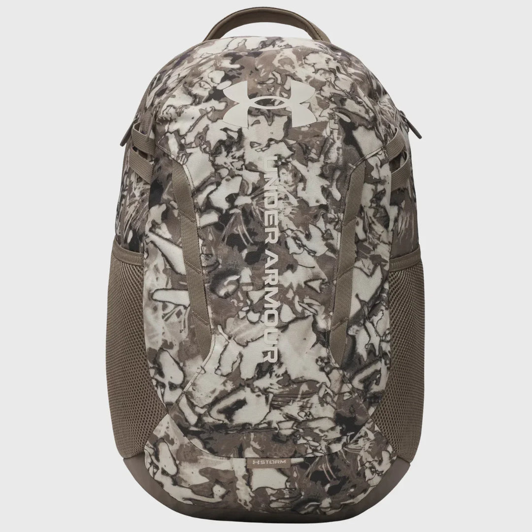 Under Armour Hustle 6.0 Backpack Camo Brown - Rugbystuff.com
