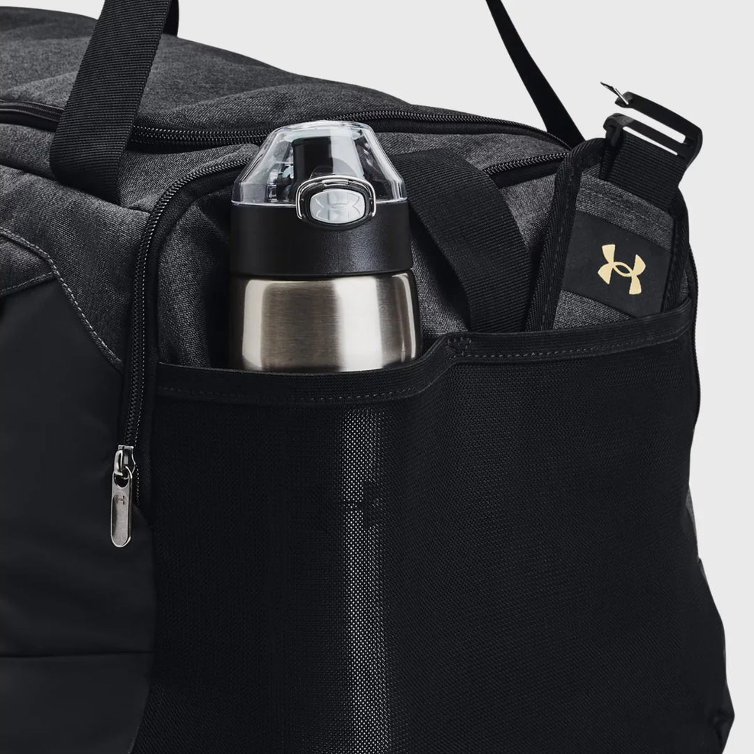 Under Armour Undeniable 5.0 Medium Duffle Bag Black/Gold - Rugbystuff.com