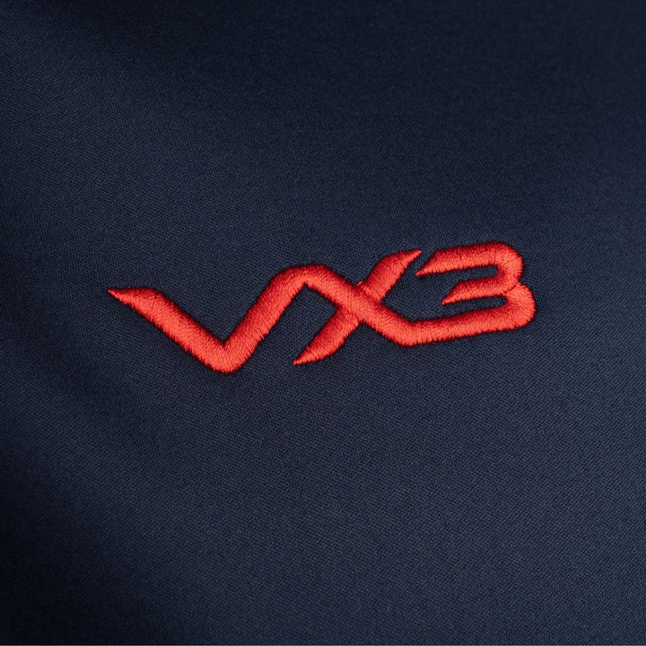 VX3 Scarlets Vertex Training Hoody Navy/Red 2025/26 - Rugbystuff.com
