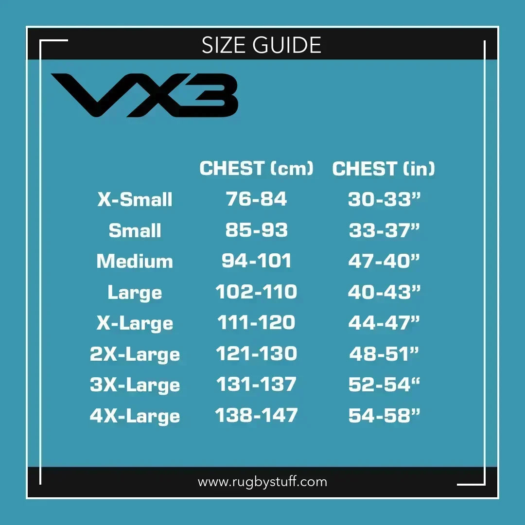 VX3 Primus Contact Top Red - Rugbystuff.com