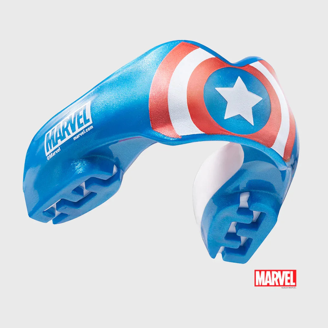 Safejawz Marvel Captain America Ortho Braces Mouthguard - Rugbystuff.com