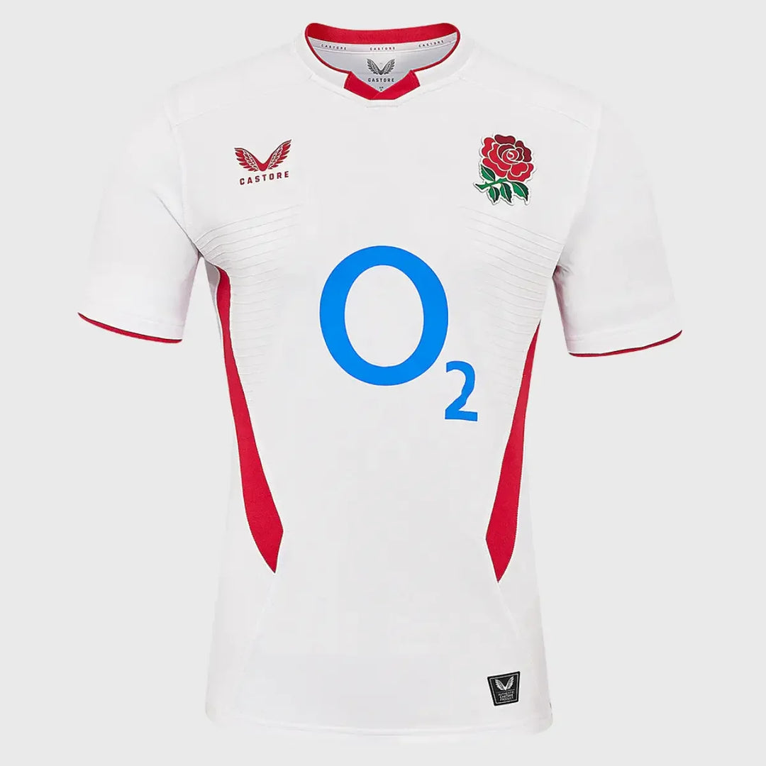 Castore England Men's Home Pro Rugby Shirt 2025/26 - Rugbystuff.com