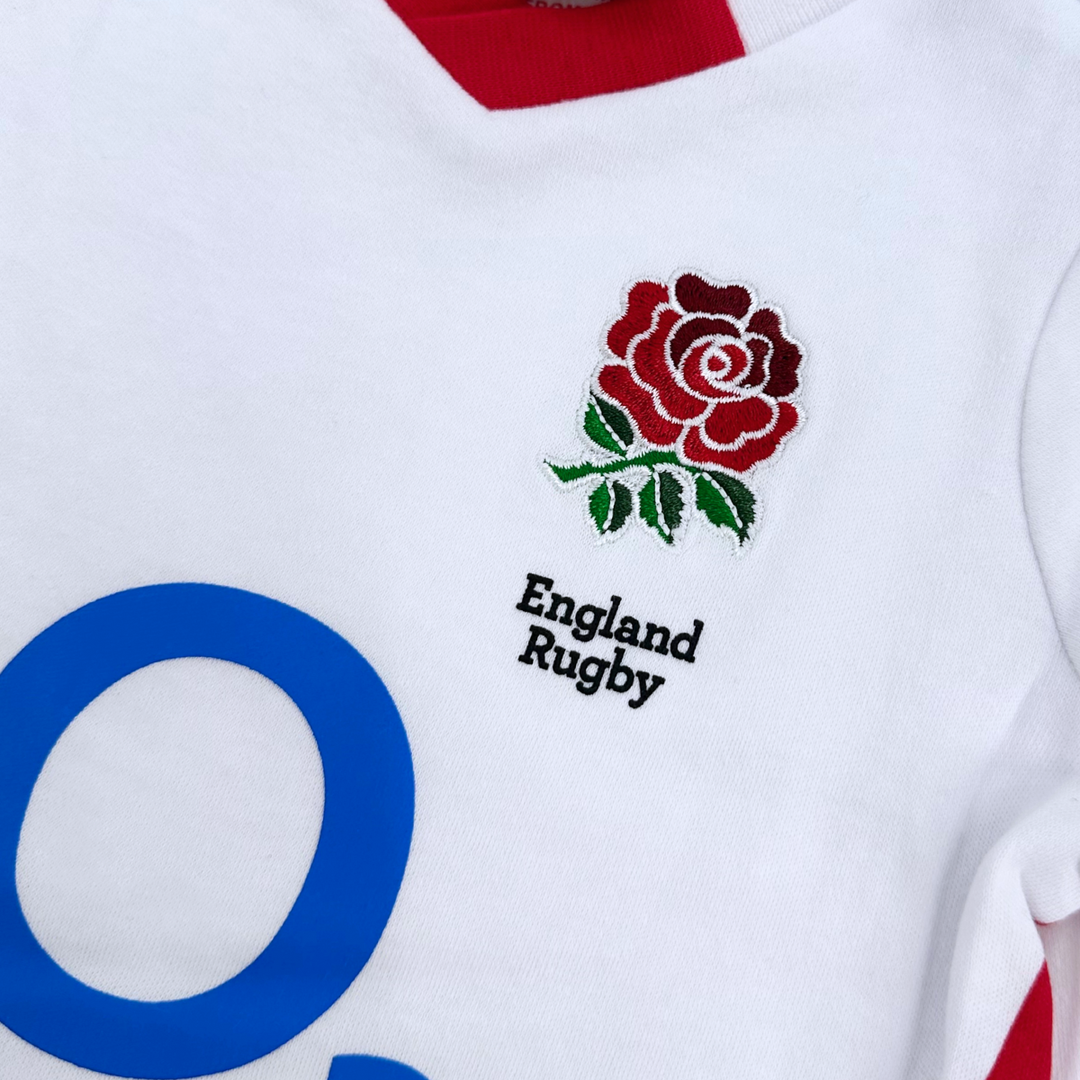 Brecrest England Rugby Home Baby Rugby Kit 2025/26