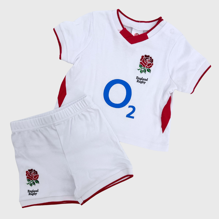 Brecrest England Rugby Home Baby Rugby Kit 2025/26