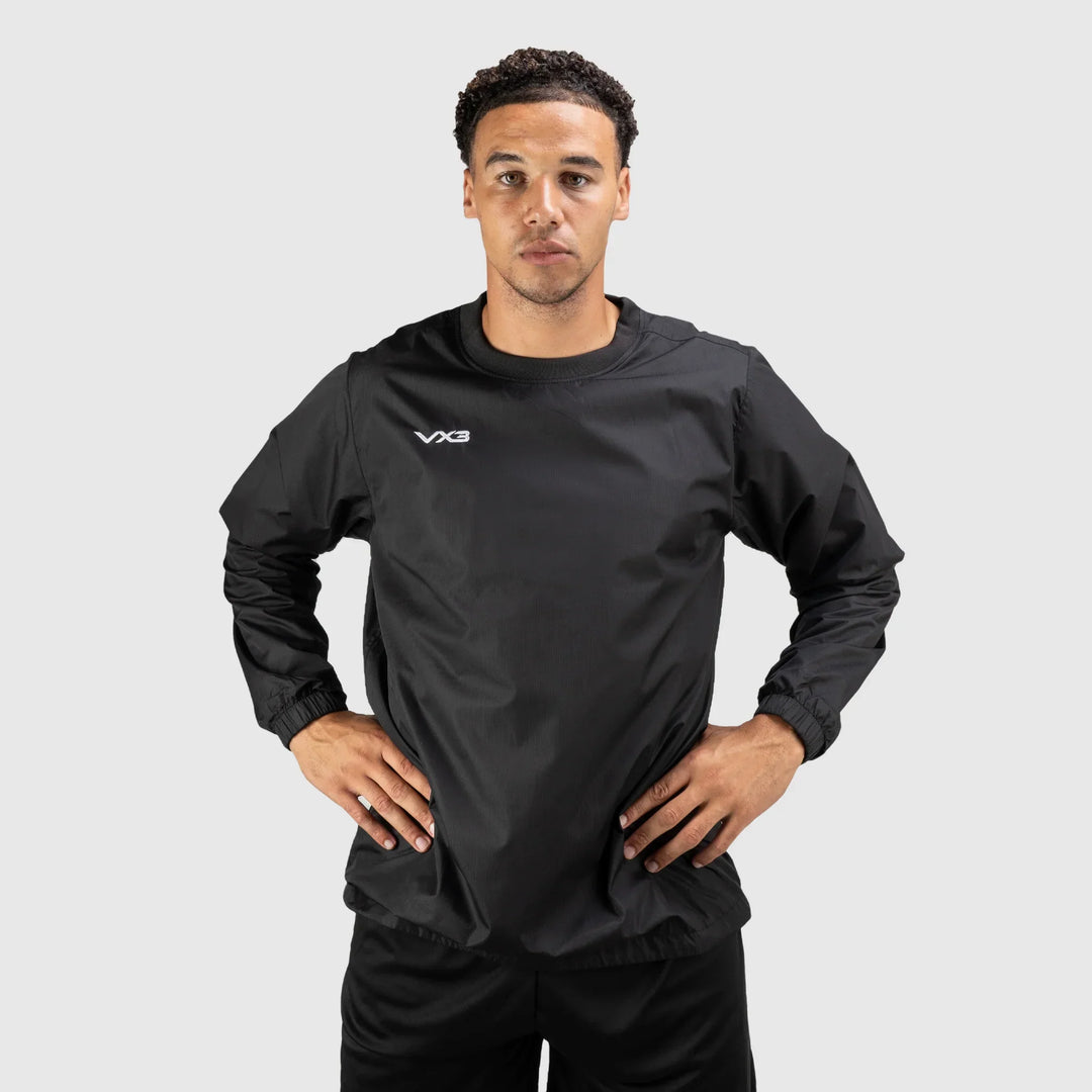 VX3 Primus Contact Top Black - Rugbystuff.com