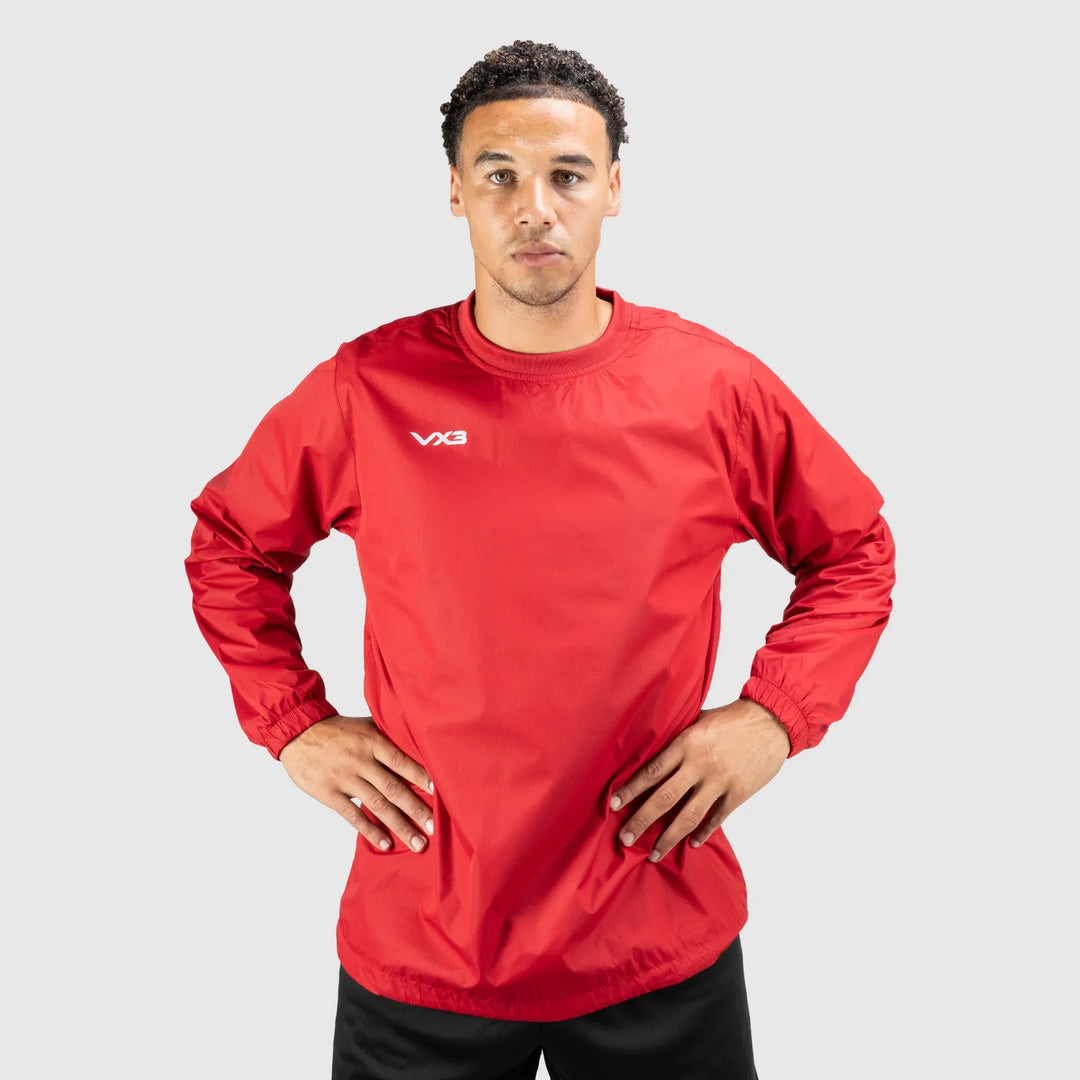 VX3 Primus Contact Top Red - Rugbystuff.com