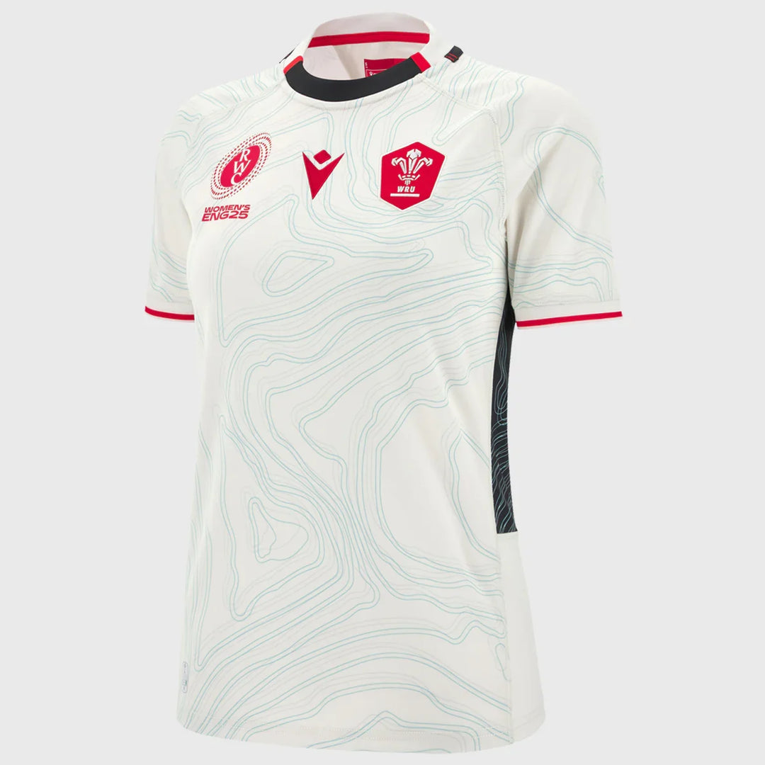Macron Wales WRWC 2025 Women's Away Replica Shirt - Rugbystuff.com