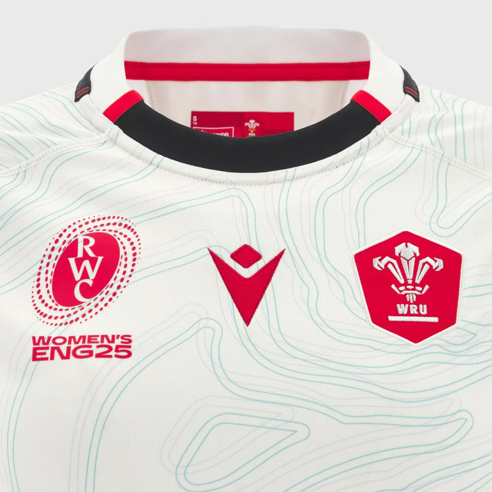 Macron Wales WRWC 2025 Women's Away Replica Shirt - Rugbystuff.com