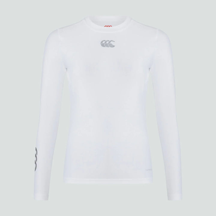 Canterbury Women's Thermoreg Baselayer Long Sleeve White - Rugbystuff.com