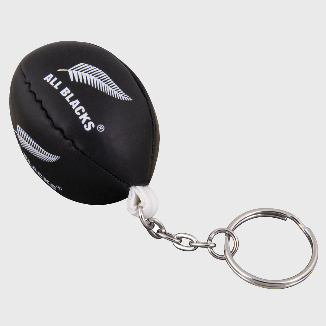Gilbert New Zealand All Blacks Supporters Rugby Ball Keyring - Rugbystuff.com