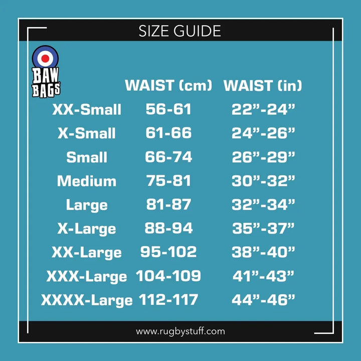 Bawbags Edinburgh Rugby Cool De Sacs Chevron Boxer Shorts - Rugbystuff.com