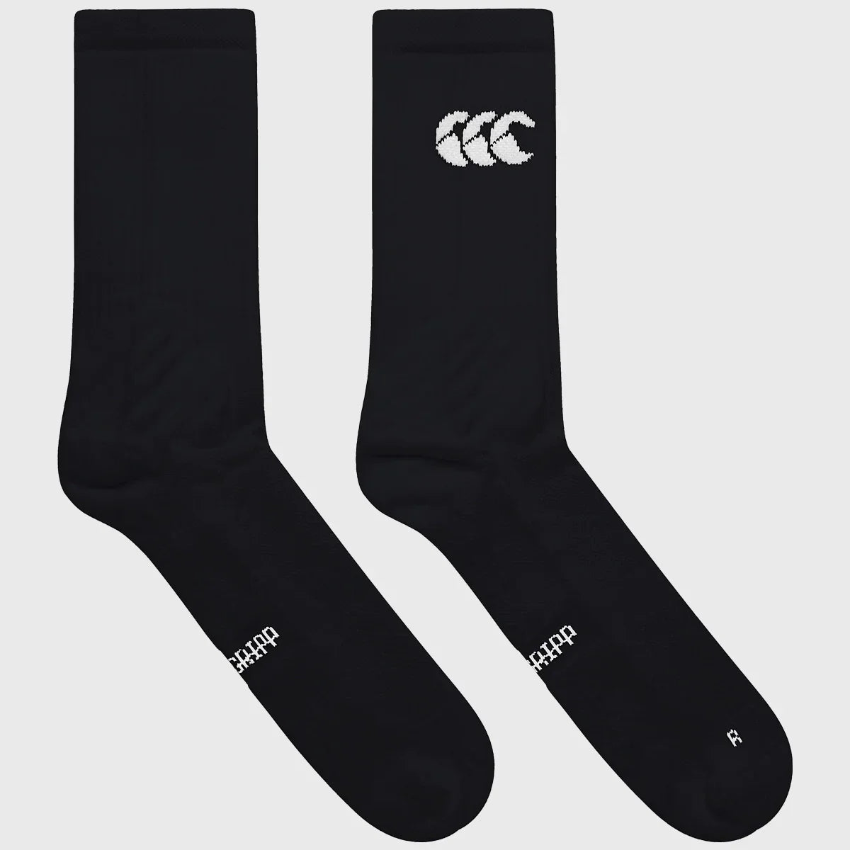 Canterbury Mid Calf Rugby Grip Socks Black