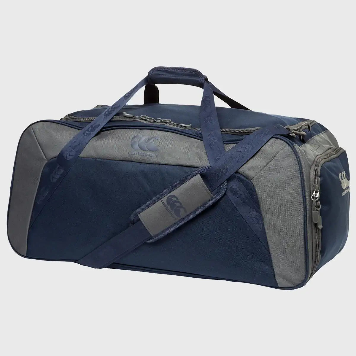 canterbury tackle bags Large Rugby Holdall Kit Bag Black/Grey  featuring a sleek two Canterbury Rugby Kit Bag |