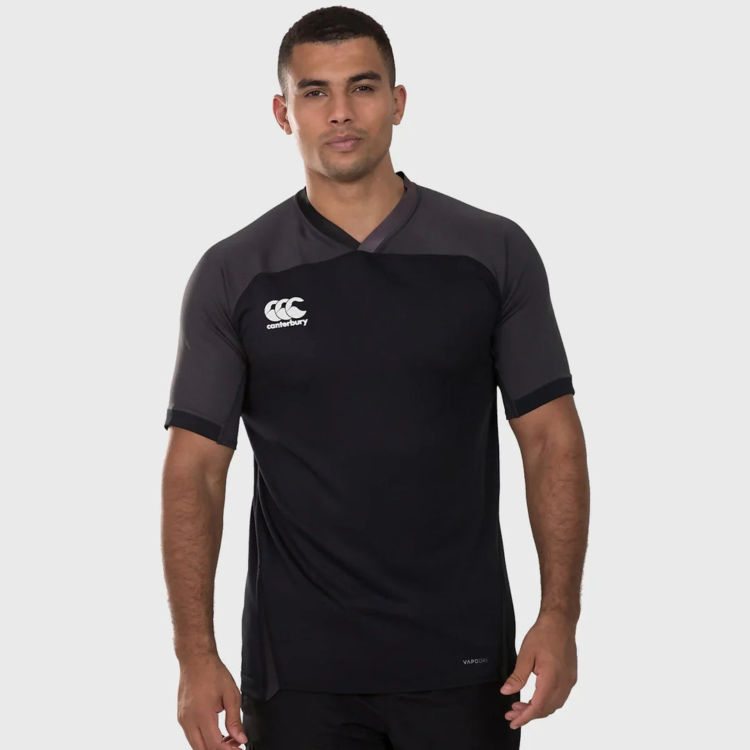 Canterbury Men's Evader Rugby Training Jersey Black - Rugbystuff.com