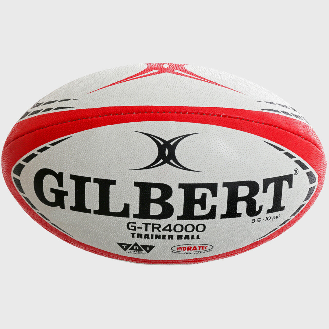 Gilbert G-TR4000 Training Rugby Ball Red Size 5 - Rugbystuff.com