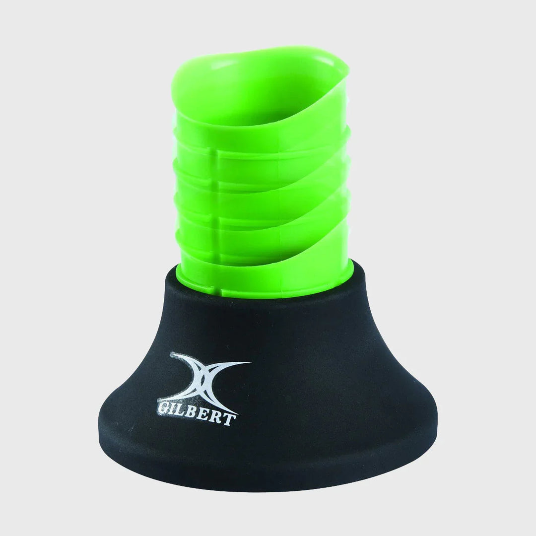 Gilbert Adjustable Telescopic Rugby Kicking Tee Black/Green - Rugbystuff.com