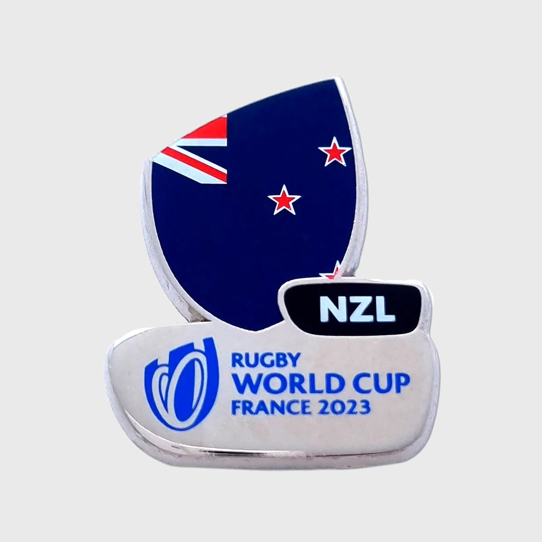 Official Rugby World Cup 2023 New Zealand Flag Pin - Rugbystuff.com