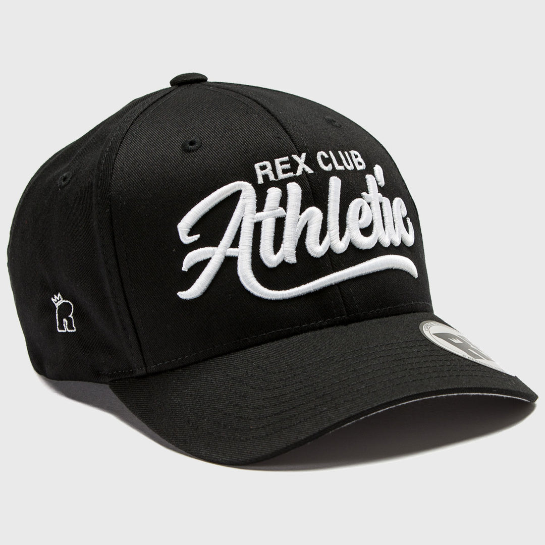 Rex Club Athletic Stretch Cap Black - Rugbystuff.com