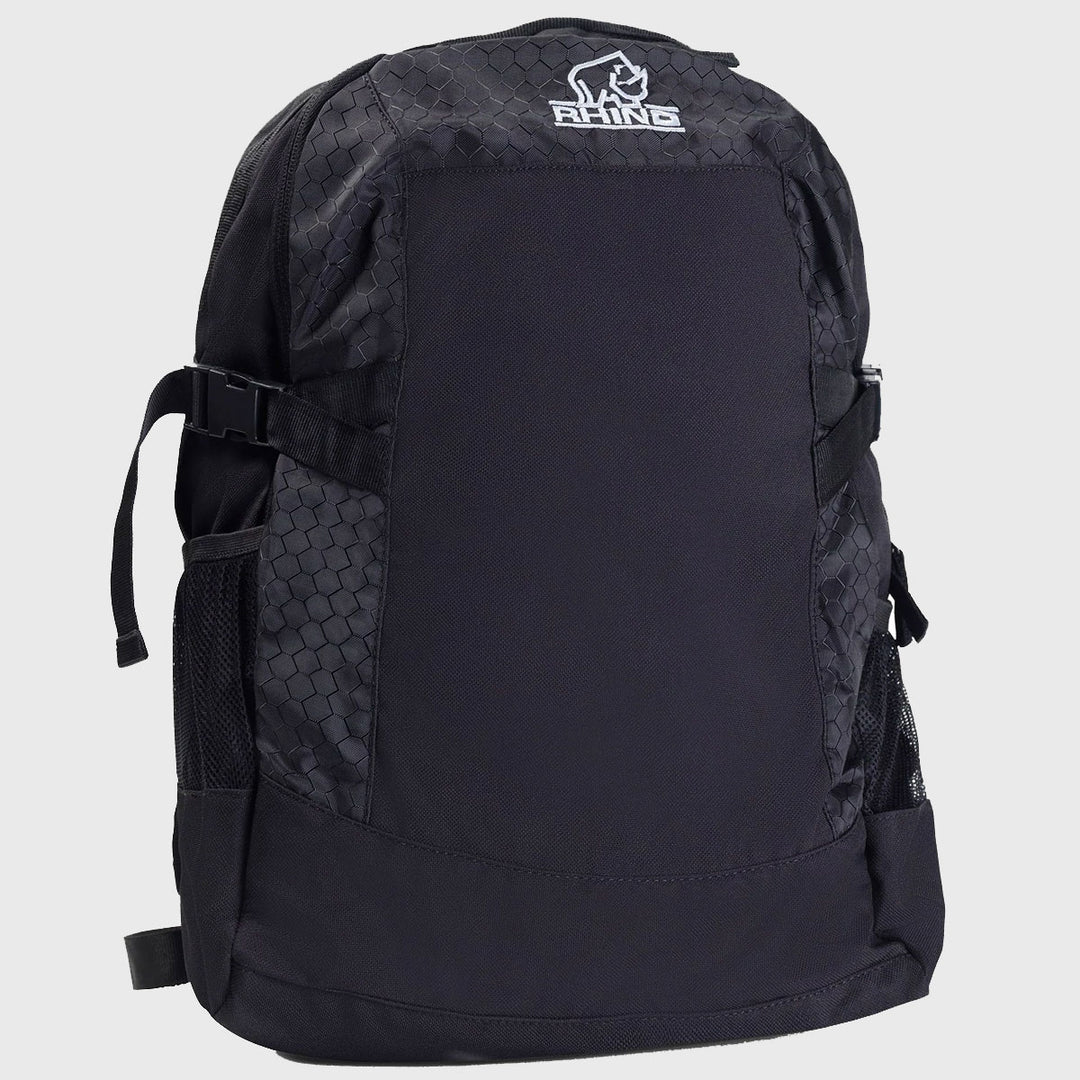 Rhino Club Rucksack Black - Rugbystuff.com