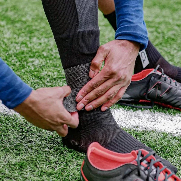 SportTape 5cm x 4.5m Sock Wrap Black - Rugbystuff.com