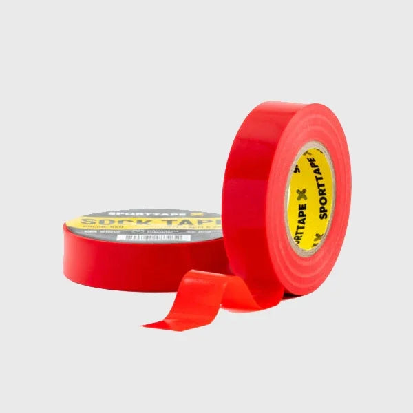 SportTape 1.9cm x 20m Sock Tape Red - Rugbystuff.com