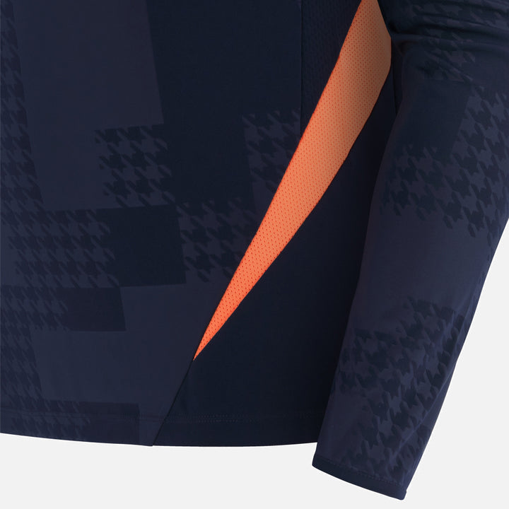 Macron Edinburgh Rugby Long Sleeve Poly Tee 2025/26