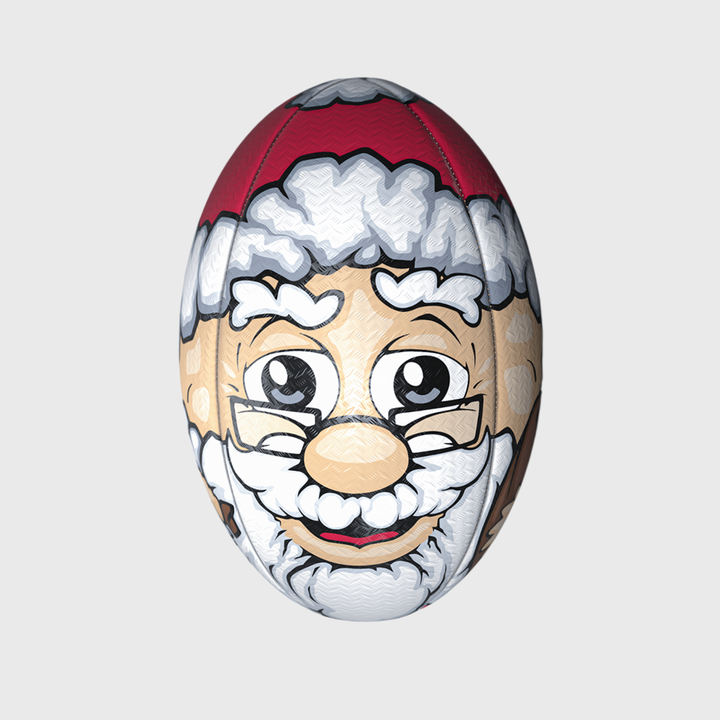 Gilbert Randoms Christmas Santa Rugby Ball