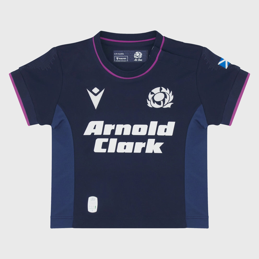 Macron Scotland Baby Home Replica Rugby Shirt 2025/26 - Rugbystuff.com