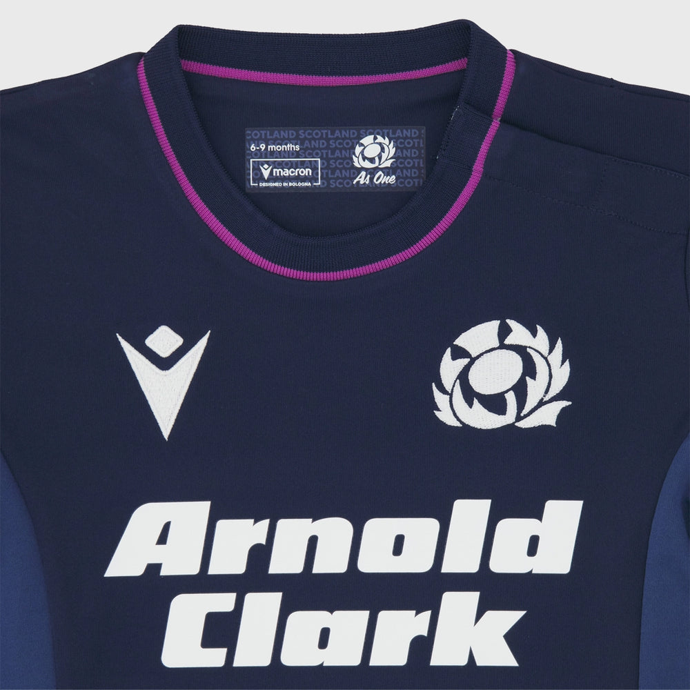 Macron Scotland Baby Home Replica Rugby Shirt 2025/26 - Rugbystuff.com