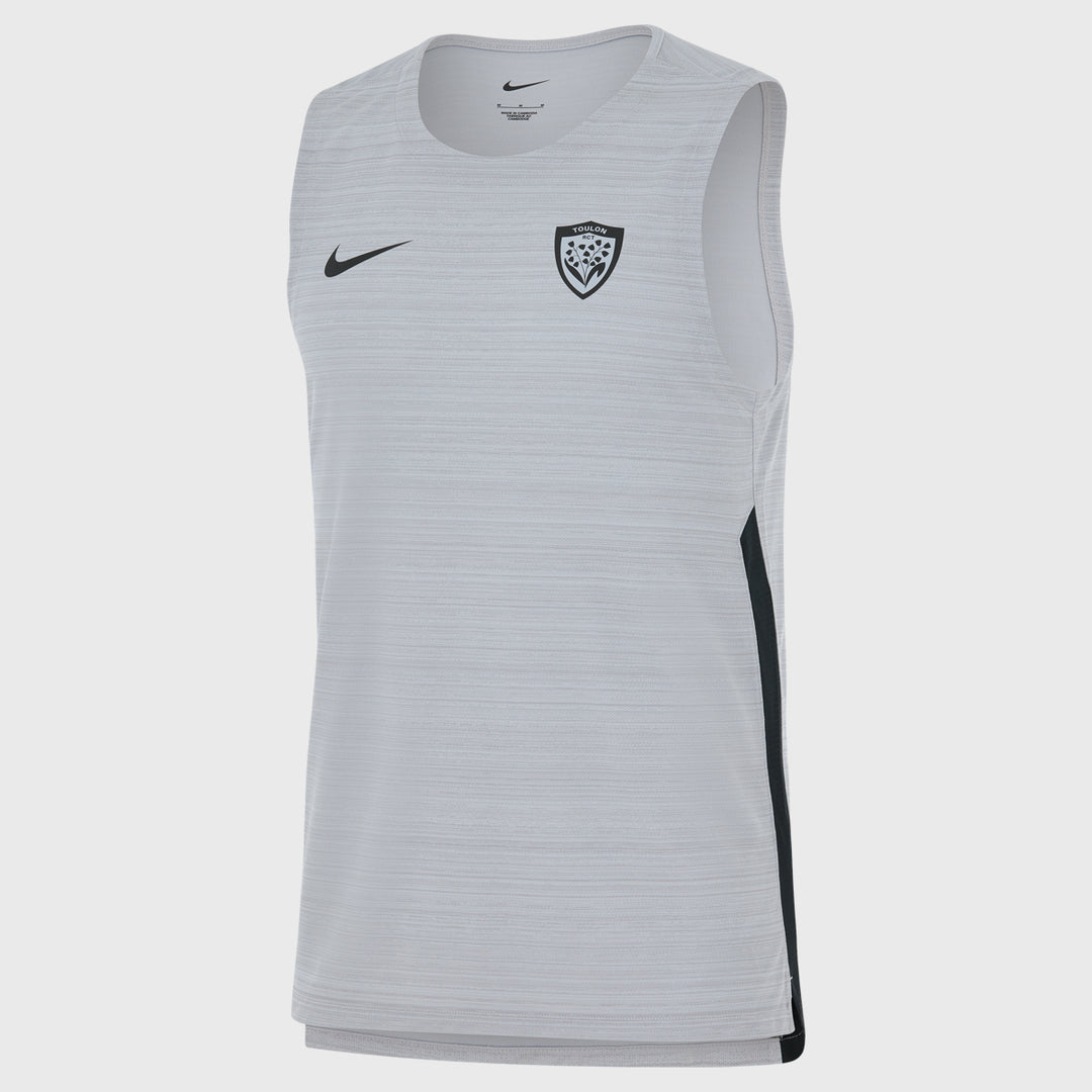 Nike RC Toulon Rugby Men's Training Singlet Wolf Grey 2025/26 - Rugbystuff.com