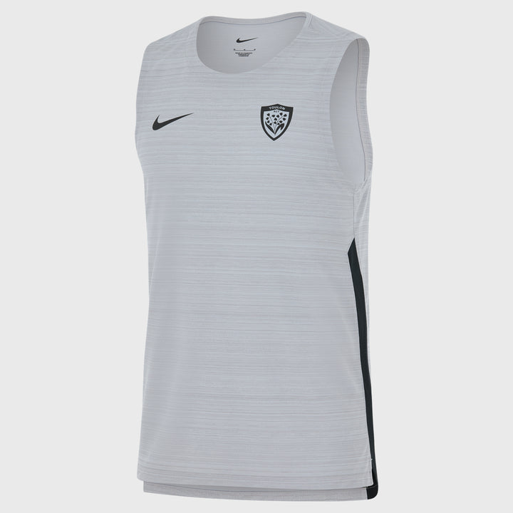 Nike RC Toulon Rugby Men's Training Singlet Wolf Grey 2025/26 - Rugbystuff.com